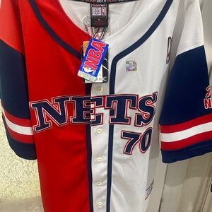 OUNK Throwback Vintage base Style Basketball Jersey XL